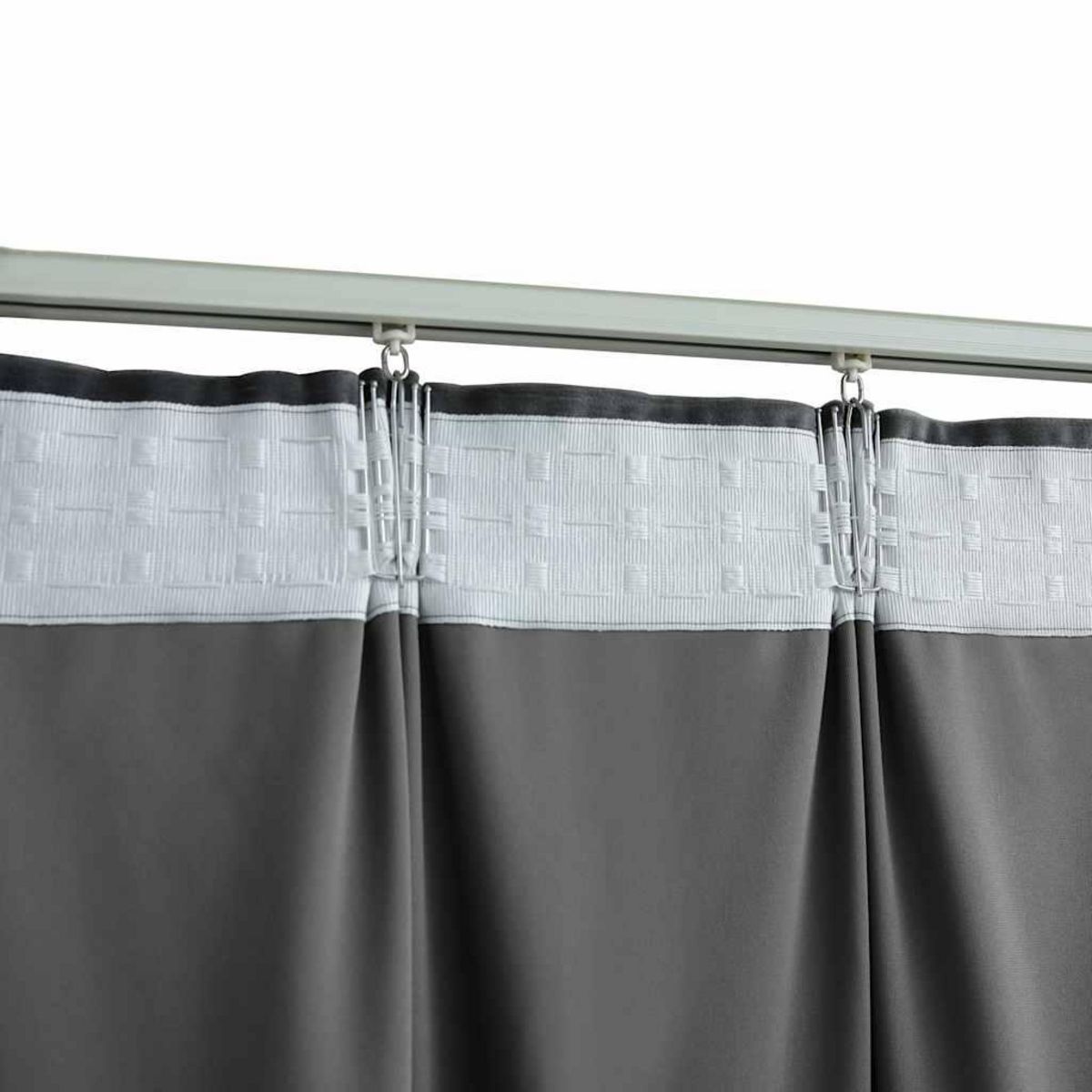 VIDAXL Rideaux occultants et crochet 2pcs Velours Anthracite 140x225cm