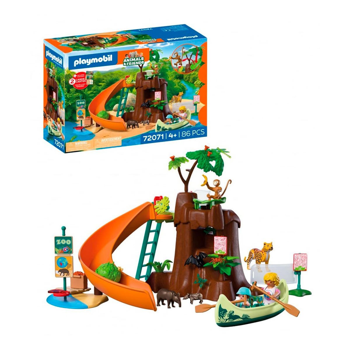 PLAYMOBIL 72071 Zoo : Au cœur de la jungle