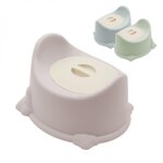 Monsieur Bébé Lot de 4 pots de toilette pour bébé avec couvercle et poignée de transport