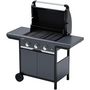 Voir la diapositive 2 : CAMPINGAZ Barbecue gaz SELECT 3 LX PLUS noir 3 brûleurs sur chariot, 62.5x40 cm