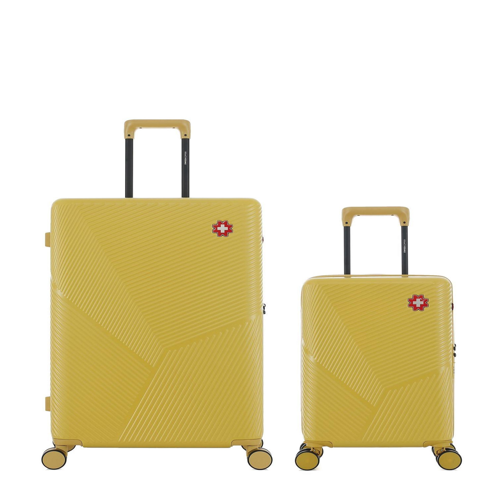 SWISS KOPPER Lot de 2 Valises Rigides Grand Format et Cabine XS FRIBOURG