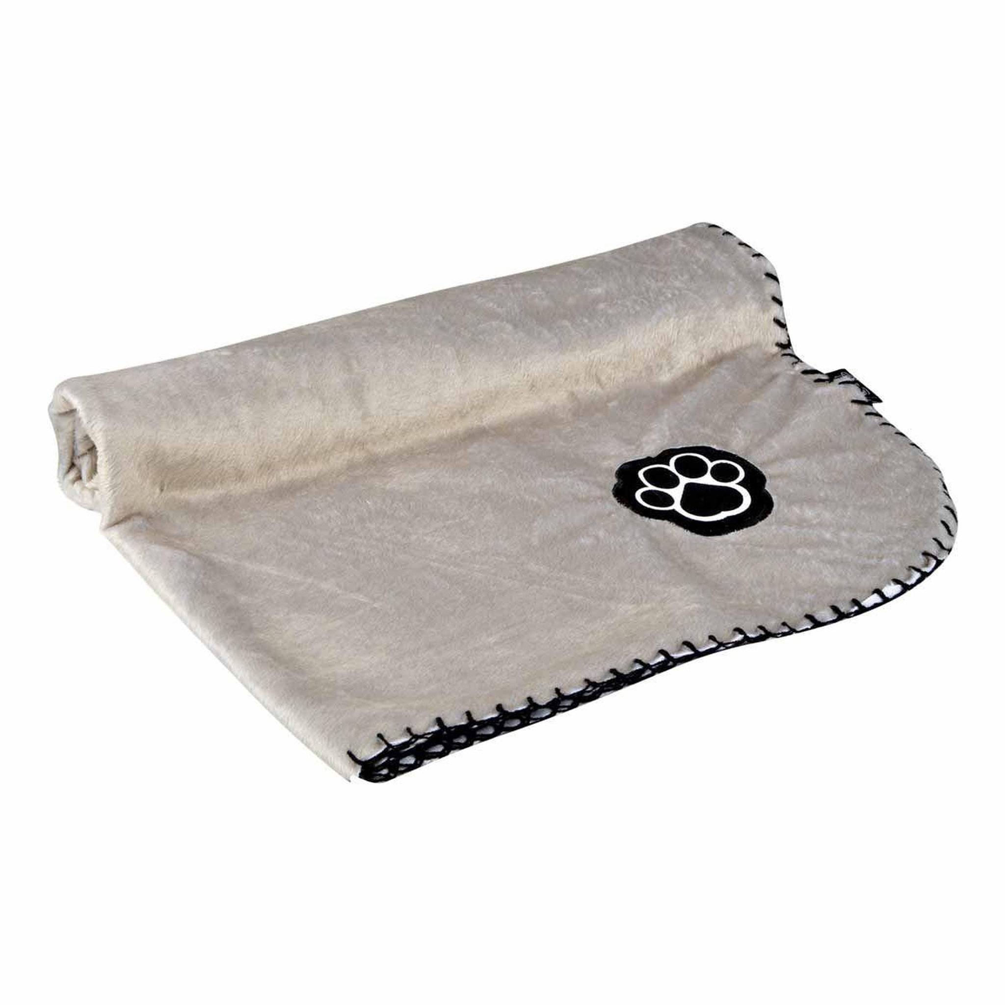 Voir la diapositive 1 : LOVE STORY Plaid polaire pour chien  patchy  100cm beige