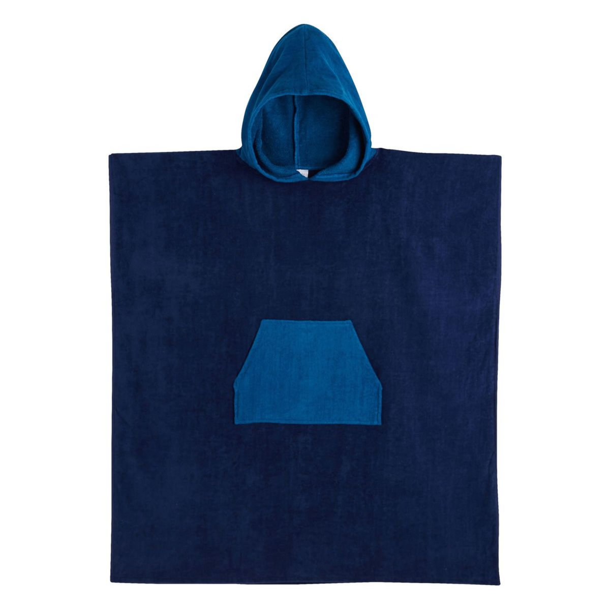 ACTUEL Poncho de plage adulte en velours de coton 350g/m² 