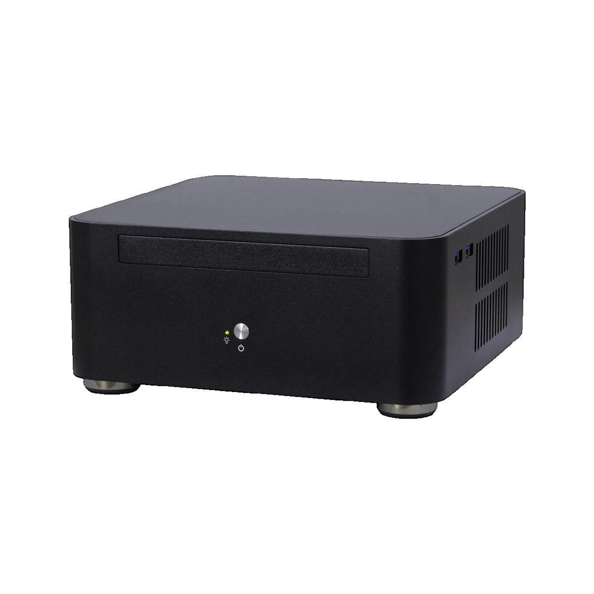 TECH-IT Boîtier inter-tech ITX A80S noir aluminium compact