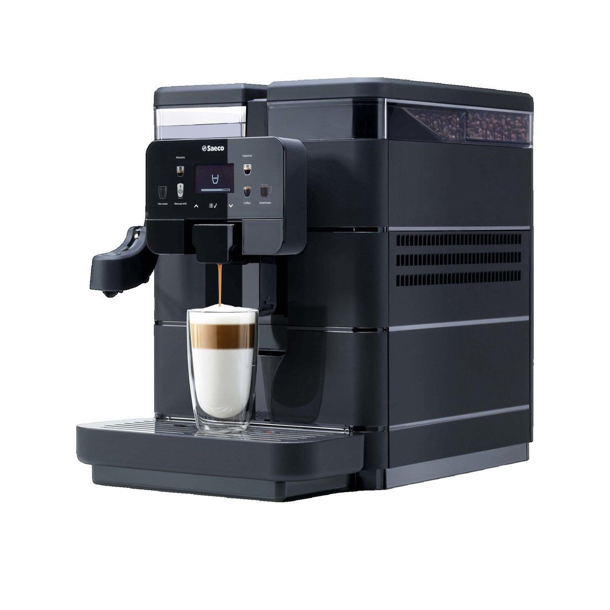Voir la diapositive 2 : SAECO Machine à café expresso automatique Saeco Royal Plus 2,5 L