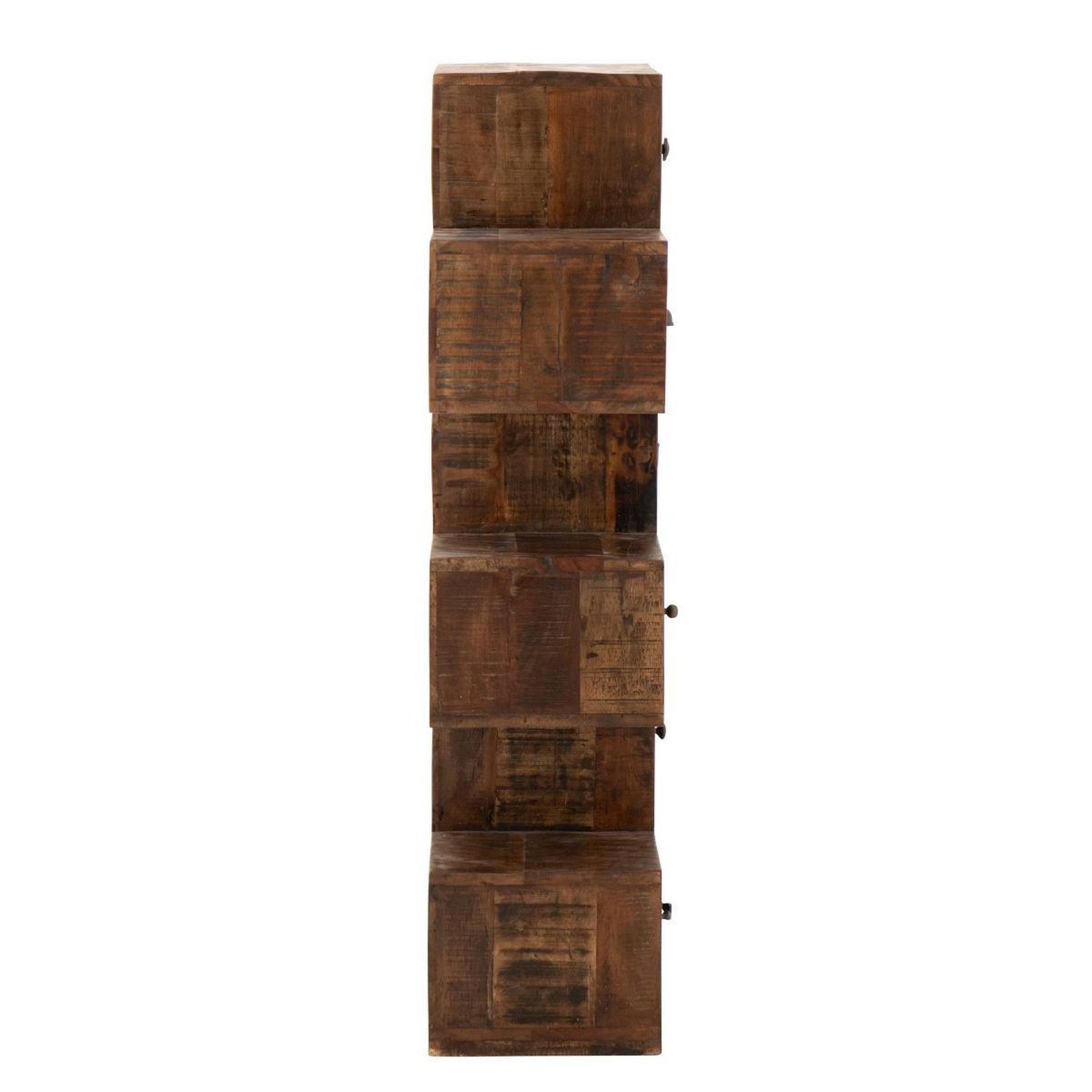 Voir la diapositive 5 : J-LINE Commode 6 tiroirs en bois  toro  105cm naturel