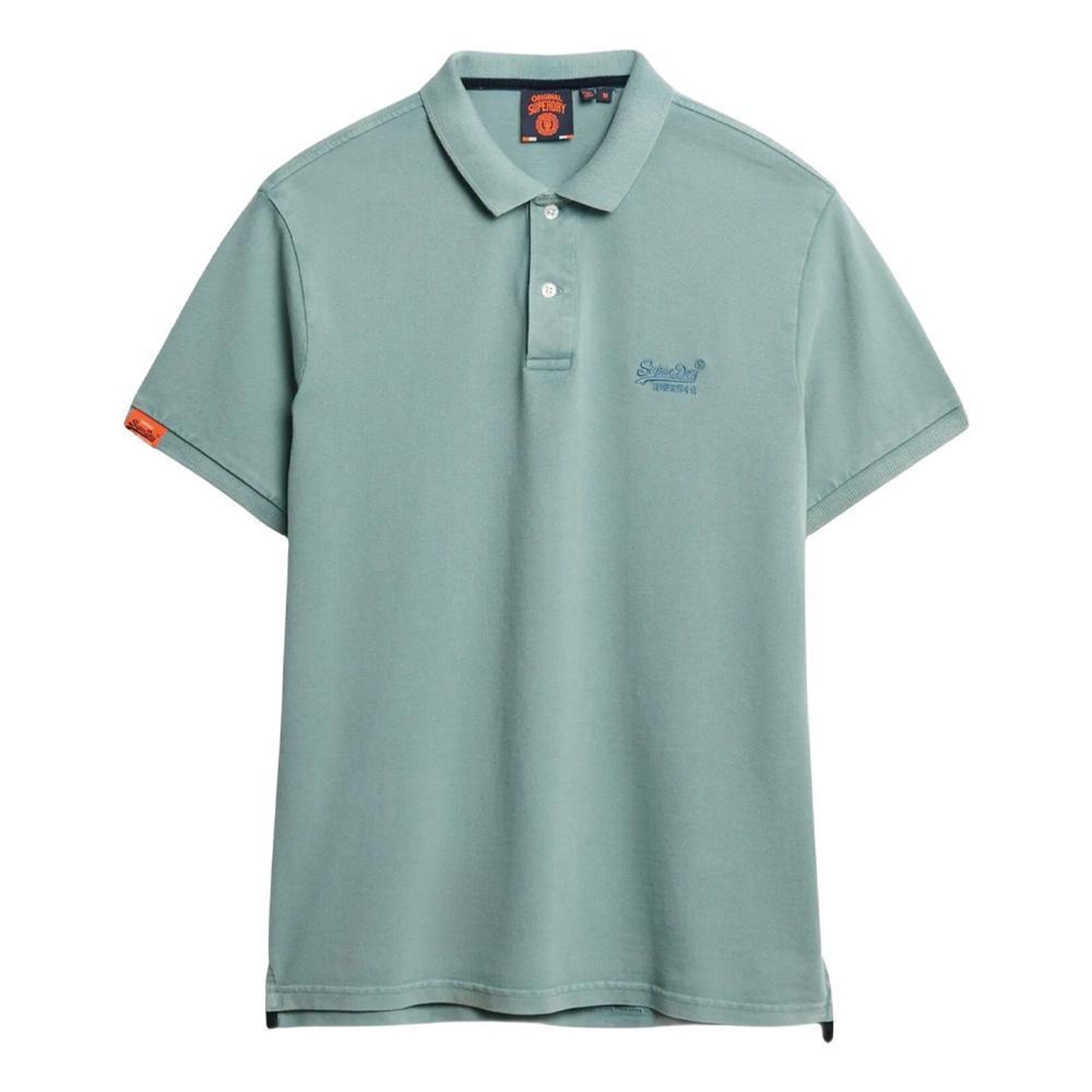 Voir la diapositive 5 : SUPERDRY Polo bleu clair homme superdry vint destroy
