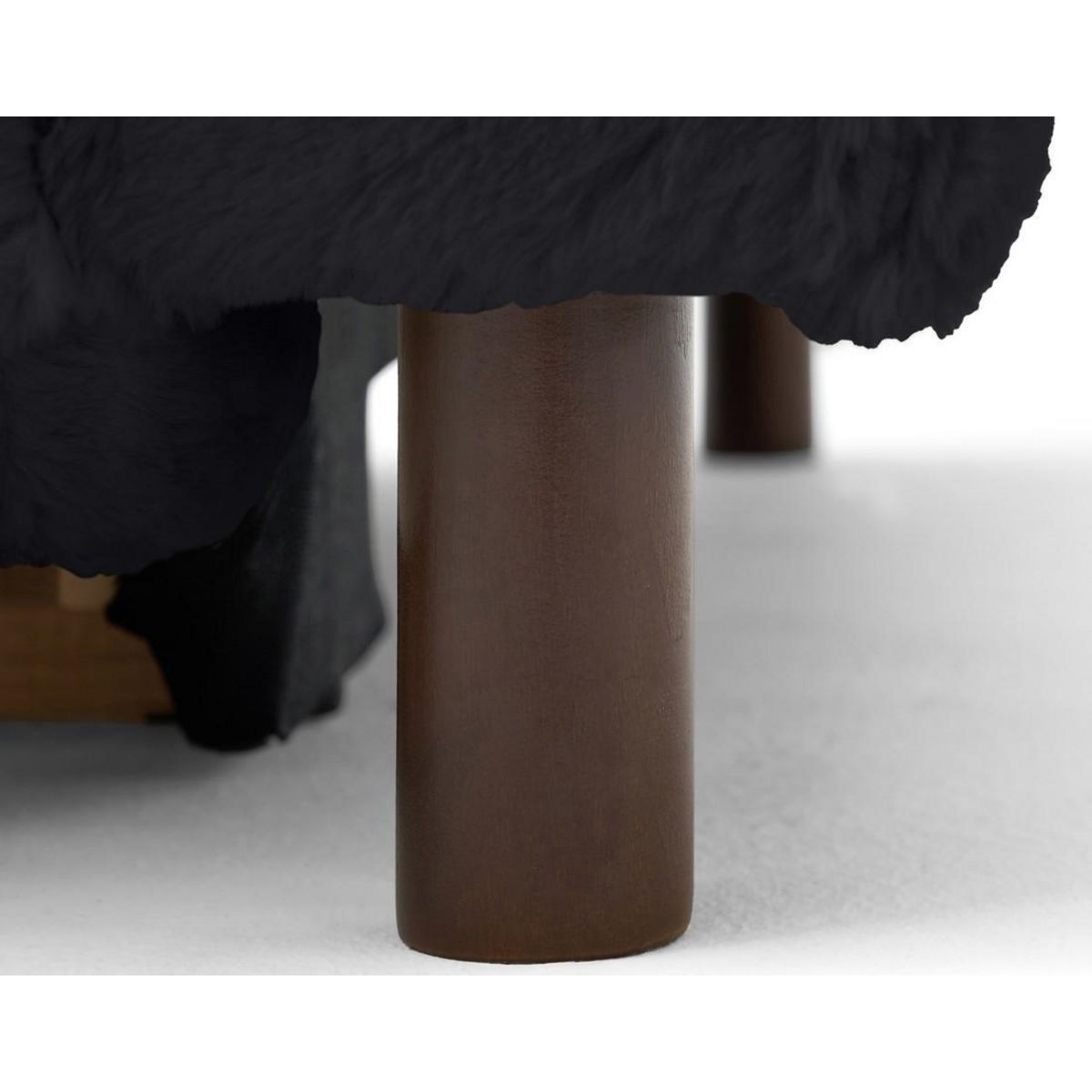 LISA DESIGN Jake - canapé d'angle gauche 4 places convertible avec coffre en fausse fourrure