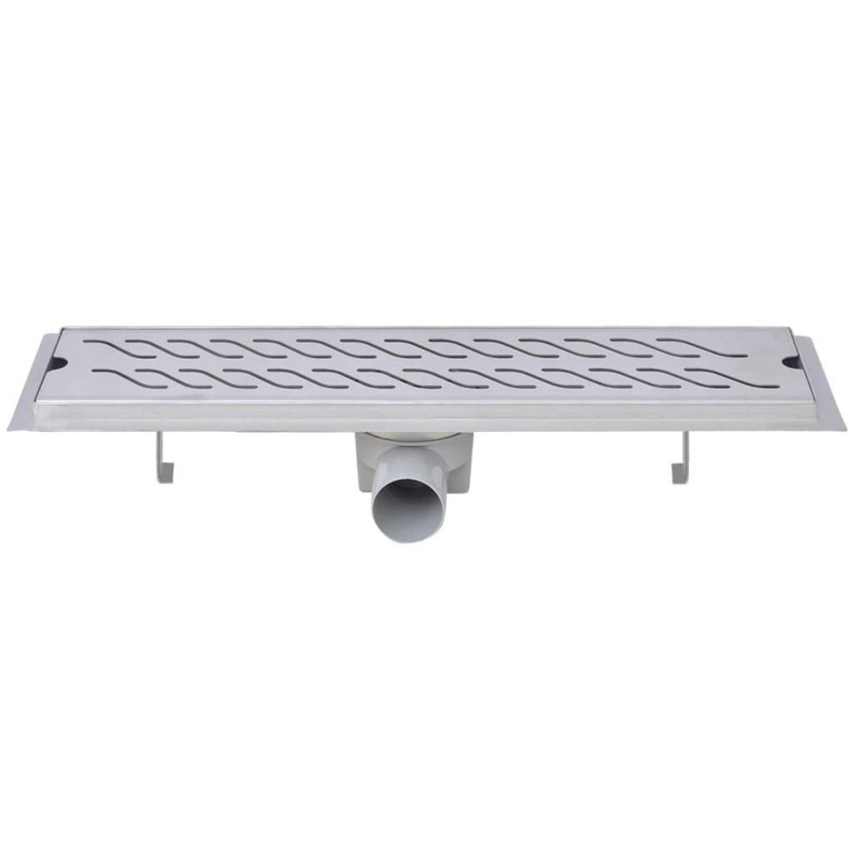 VIDAXL Drain de douche lineaire 530 x 140 mm acier inoxydable