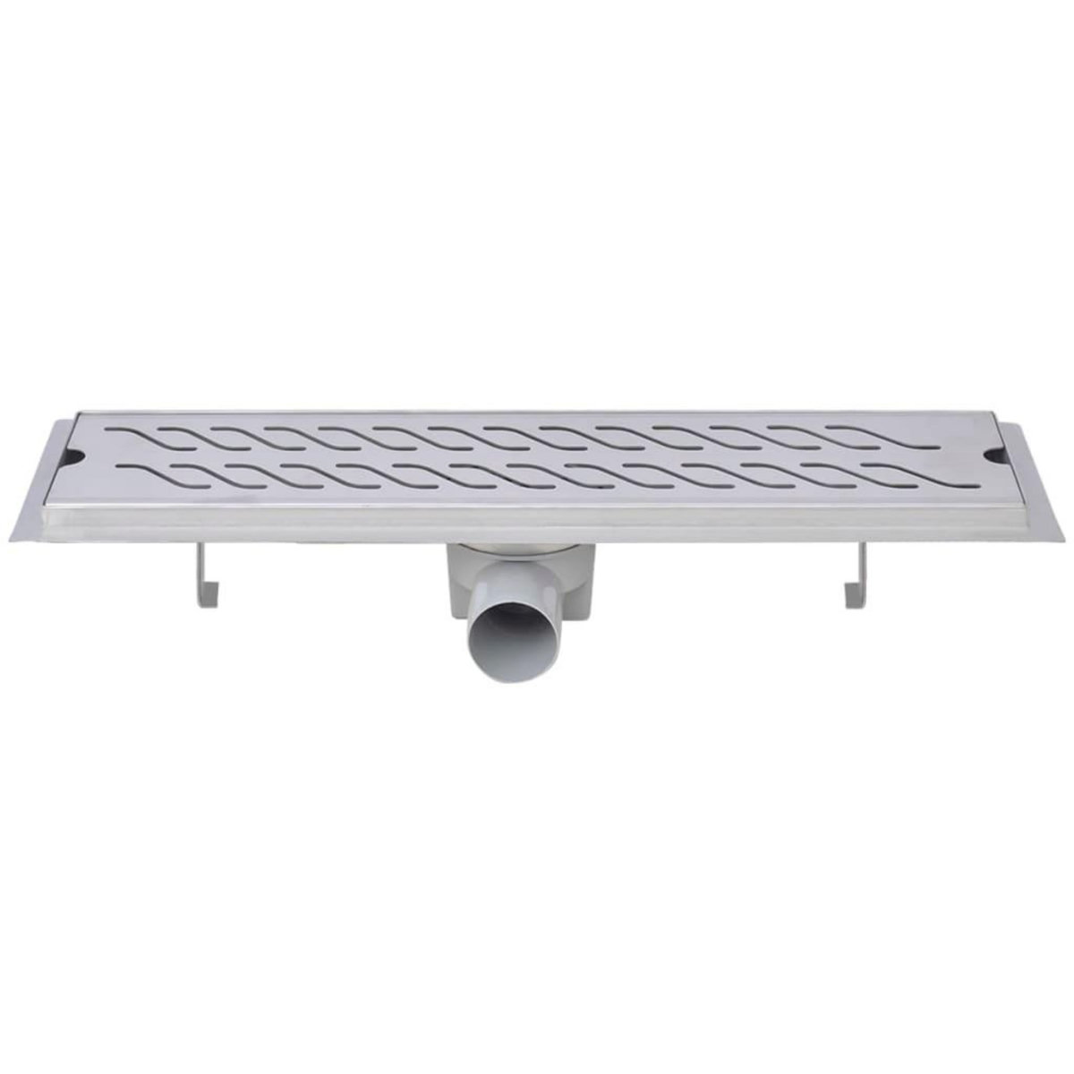 VIDAXL Drain de douche lineaire 530 x 140 mm acier inoxydable