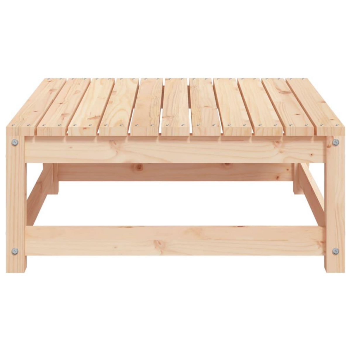VIDAXL Repose-pied de jardin 70x70x30 cm bois de pin massif
