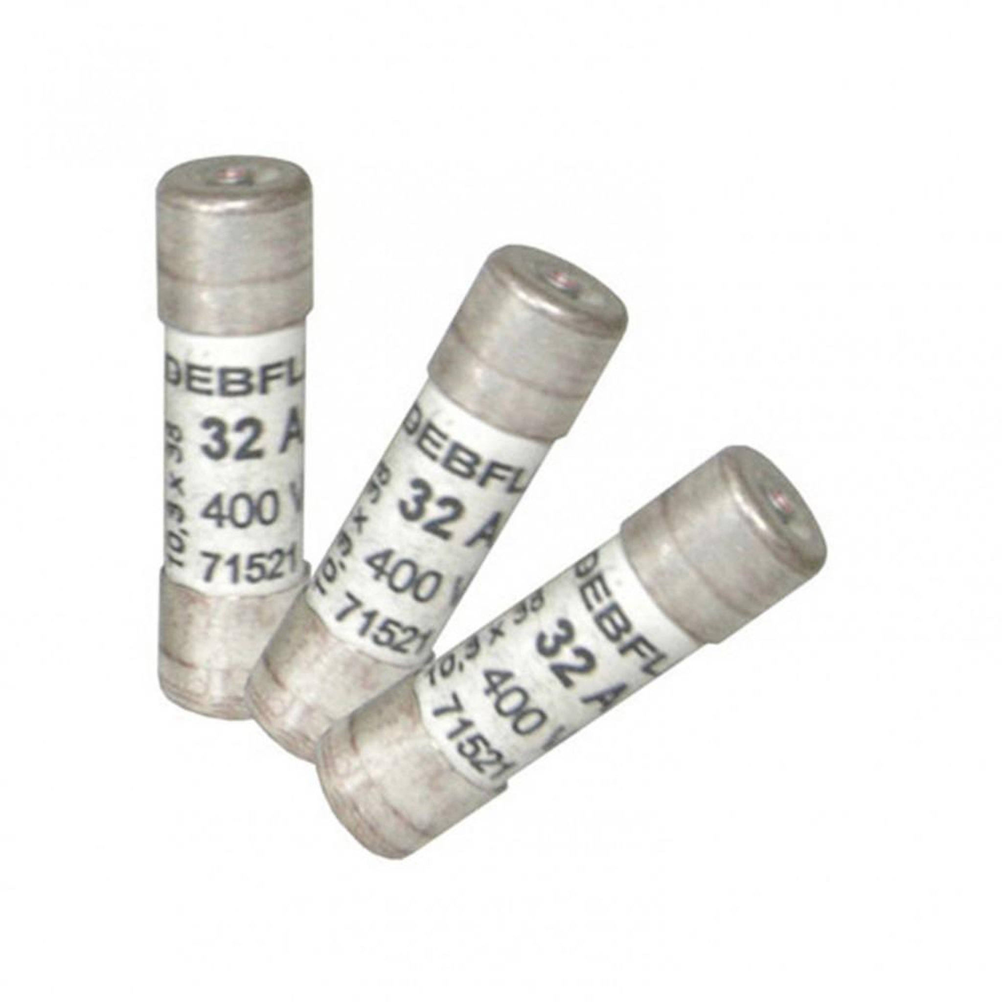 CENTRALE BRICO Lot de 3 fusibles céramique 32 A, 10.3 x 38 mm
