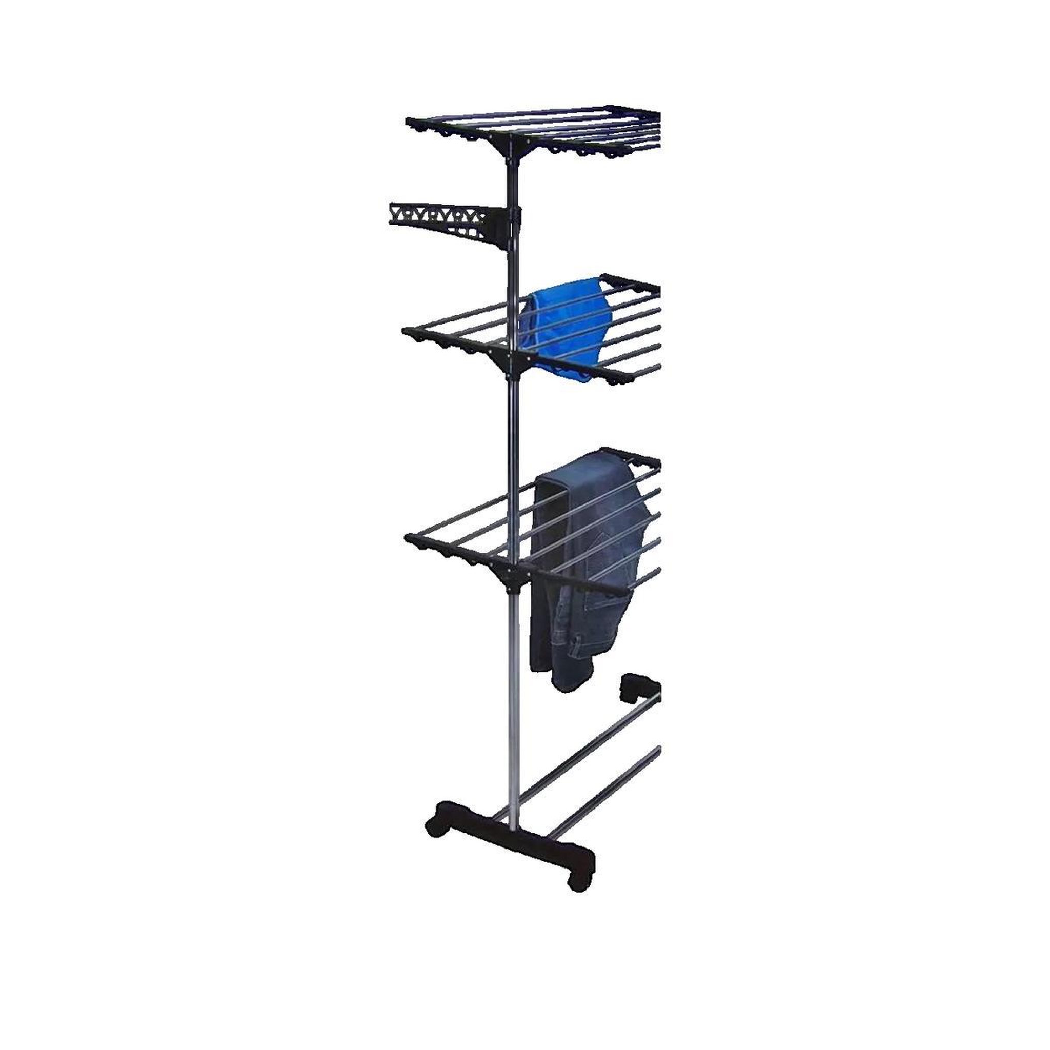 Bathroom Solutions Séchoir à linge Bathroom Solutions pliable avec roues pivotantes à 360°
