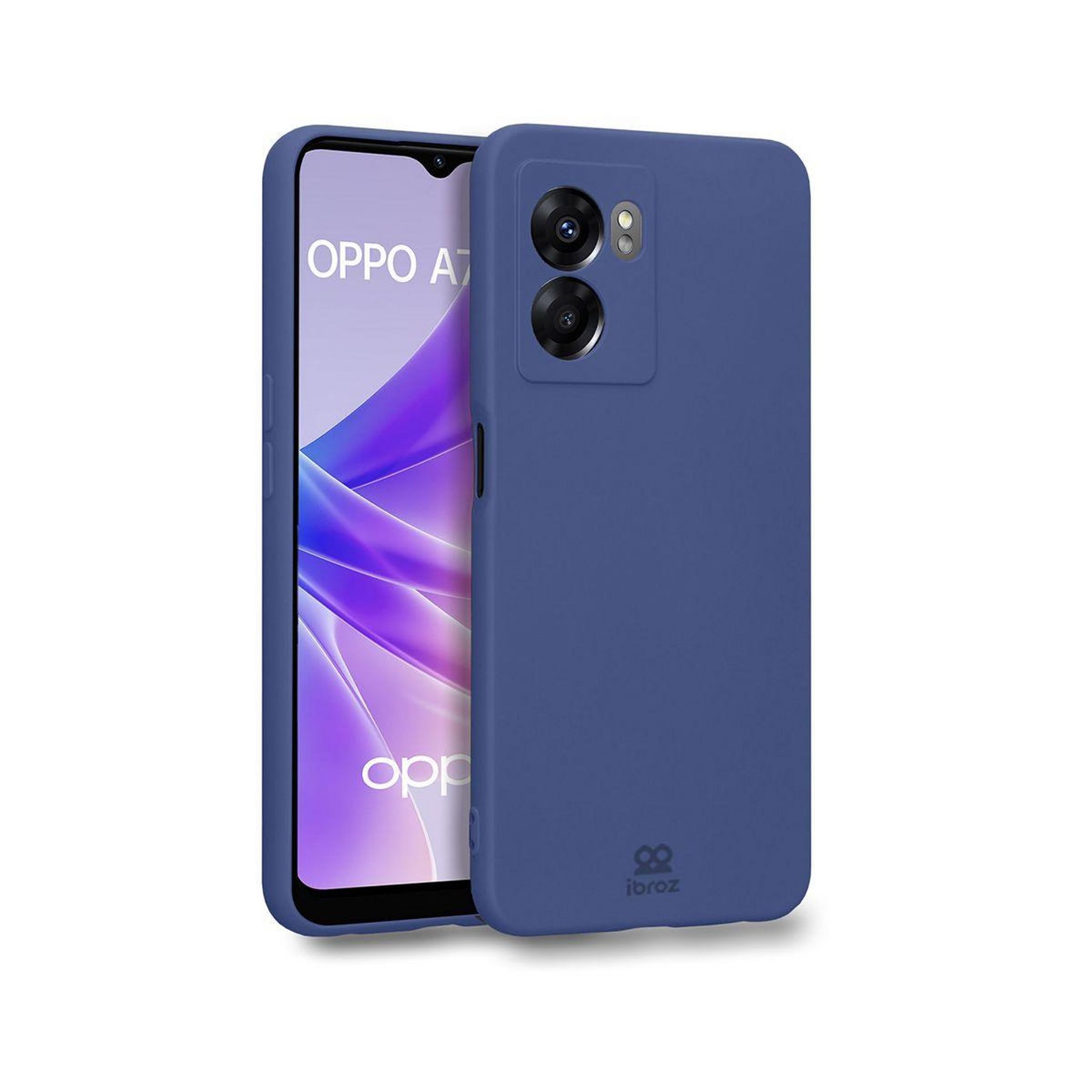 IBROZ Coque Oppo A77 5G Silicone noir