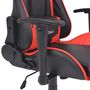 Voir la diapositive 4 : VIDAXL Chaise de bureau inclinable Cuir artificiel Rouge