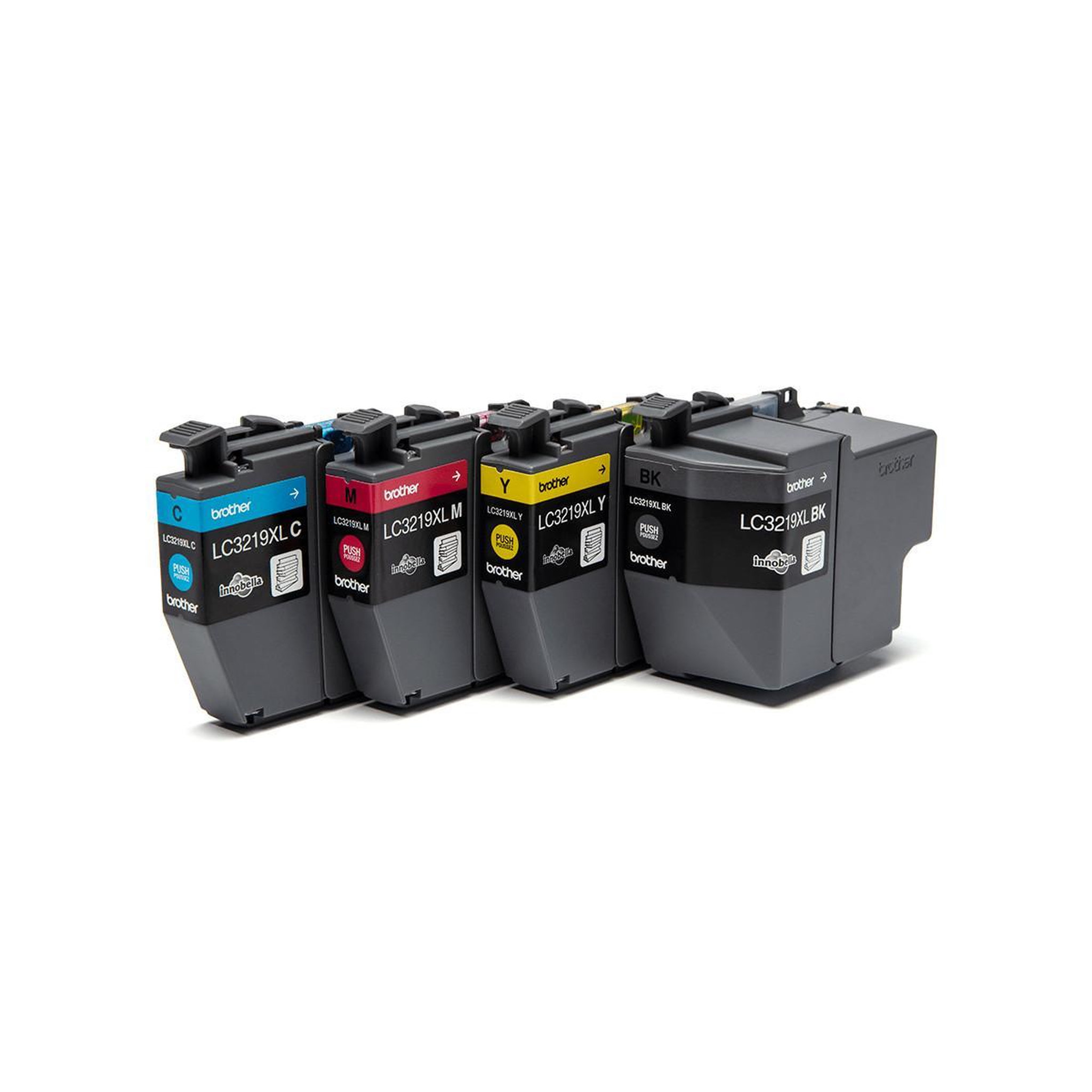 Voir la diapositive 3 : Brother Cartouche d'encre pack multipack 4 originales lc3219 xl (noir + 3 couleurs) - lc3219xlval
