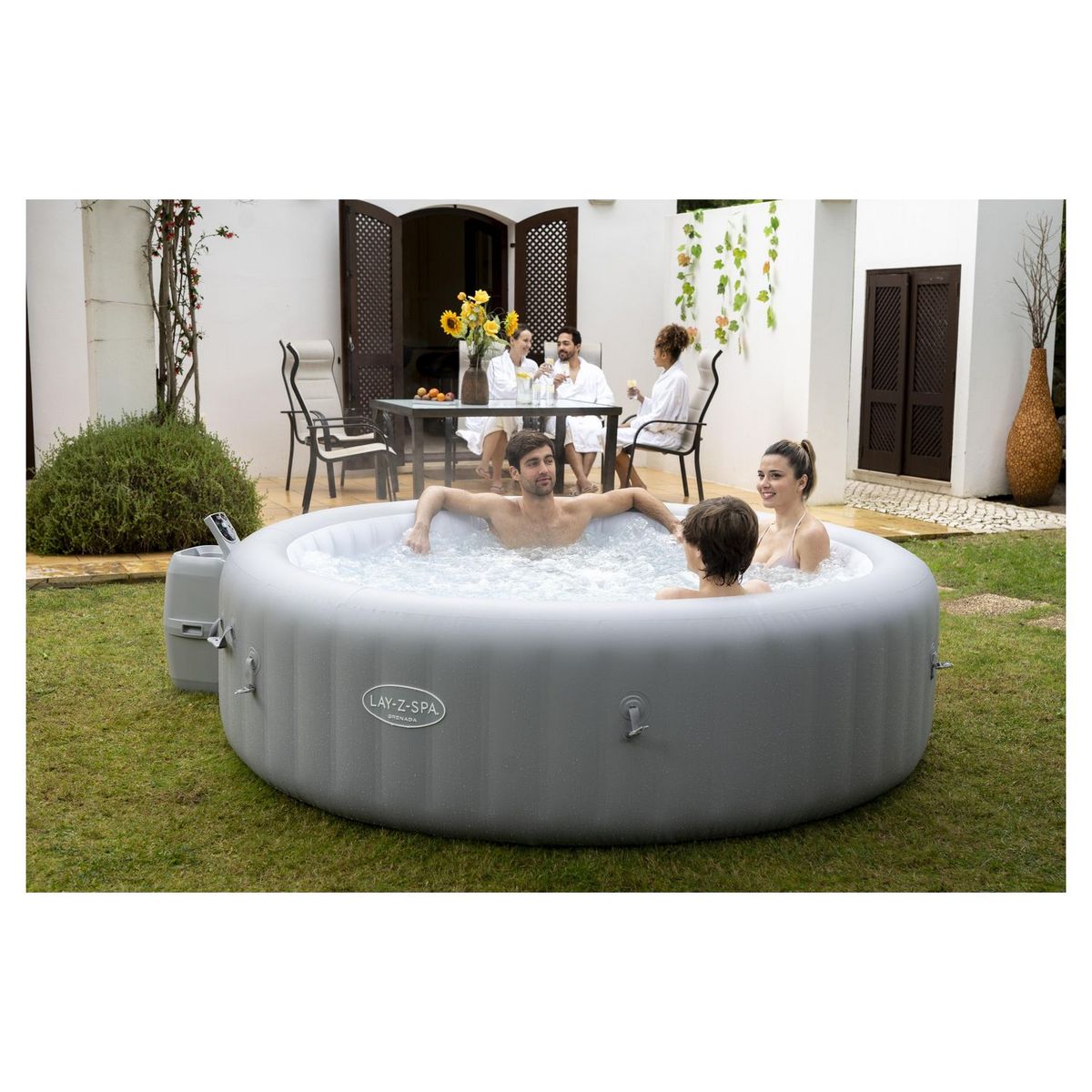 BESTWAY Spa gonflable rond - 6/8 places - Diam 2,36 x 0,71 m GRENADA