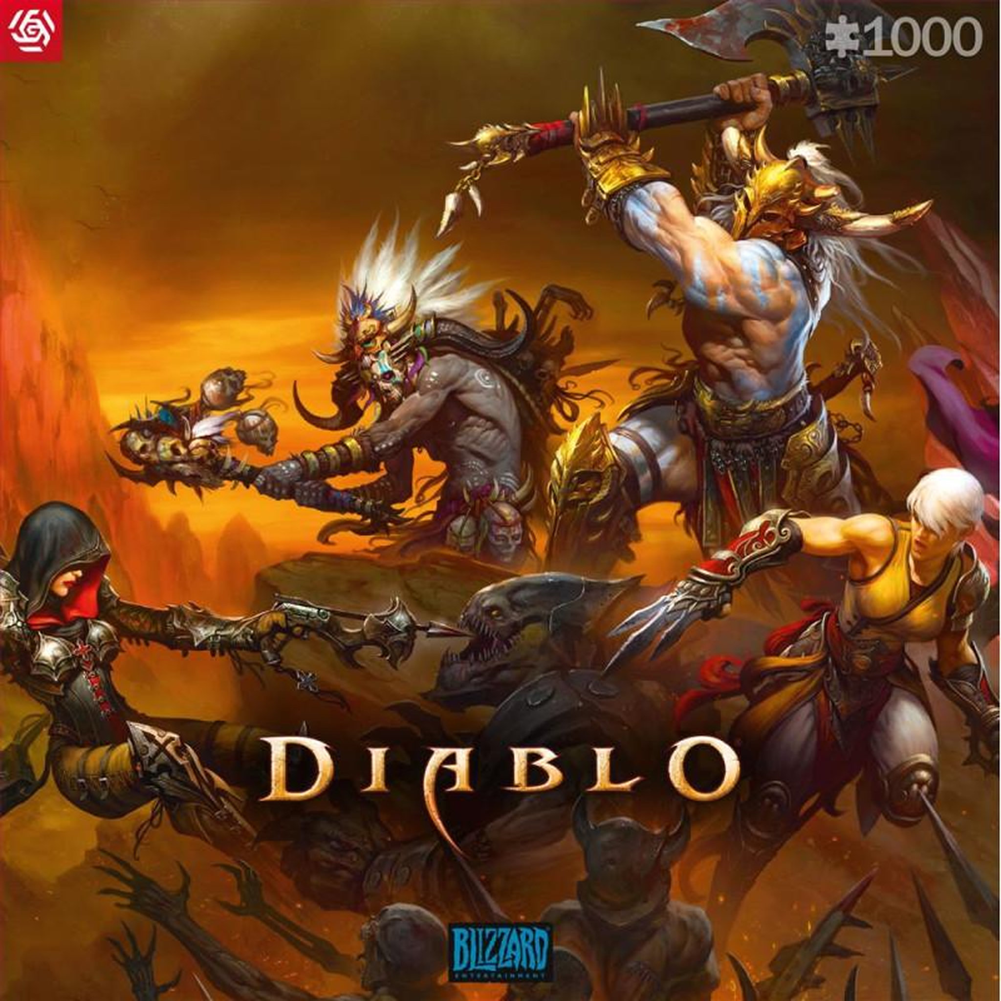Just for games Puzzle 1000 pièces Diablo Heroes Battle – Clementoni