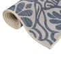 Voir la diapositive 3 : VIDAXL Tapis a tissage plat d'exterieur 160x230 cm Motif bleu