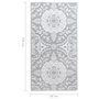 Voir la diapositive 6 : VIDAXL Tapis d'exterieur ARAKIL Gris clair 80x150 cm PP