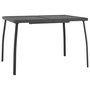 Voir la diapositive 2 : VIDAXL Table de jardin anthracite 110x80x72 cm Treillis d'acier