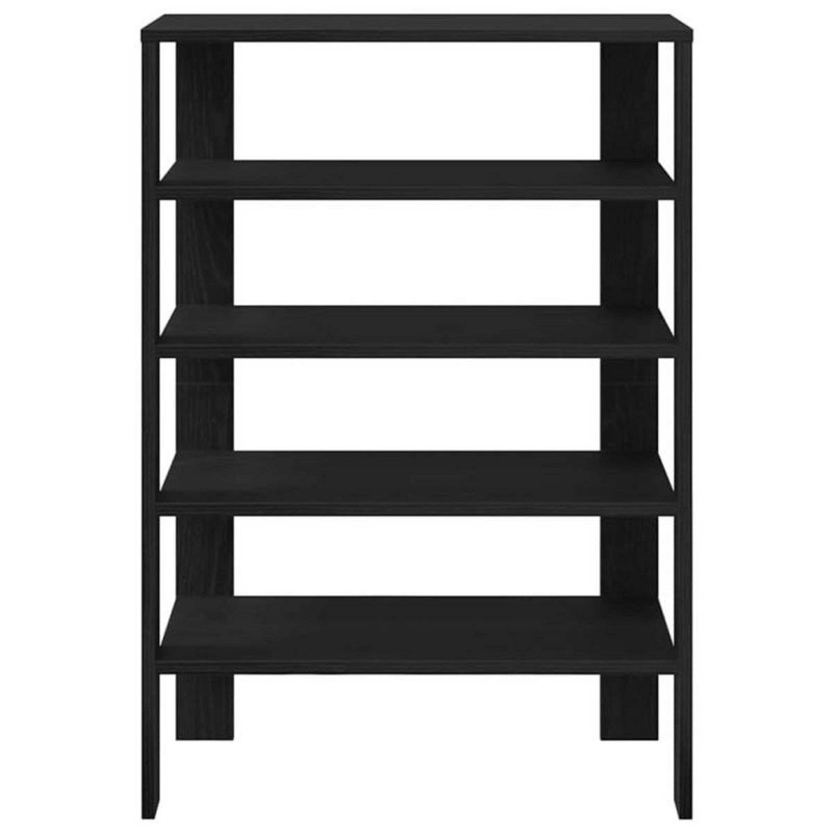 VIDAXL Étagère à chaussures noir 61x32x87,5 cm bois d ingénierie