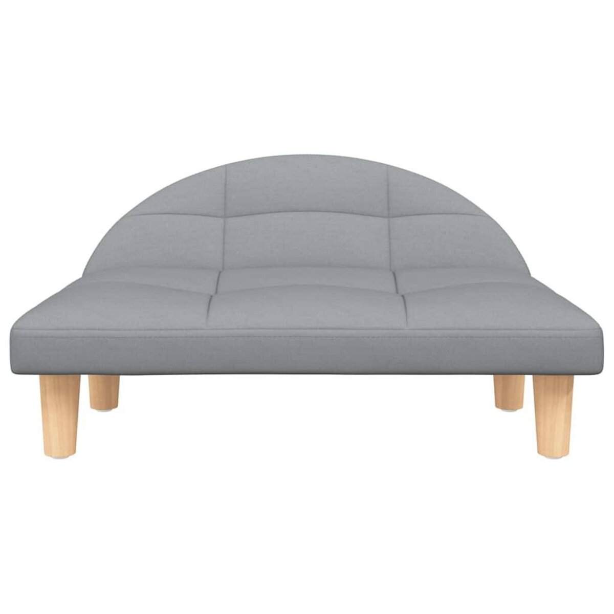 VIDAXL Lit pour chien gris clair 70x52x30 cm tissu