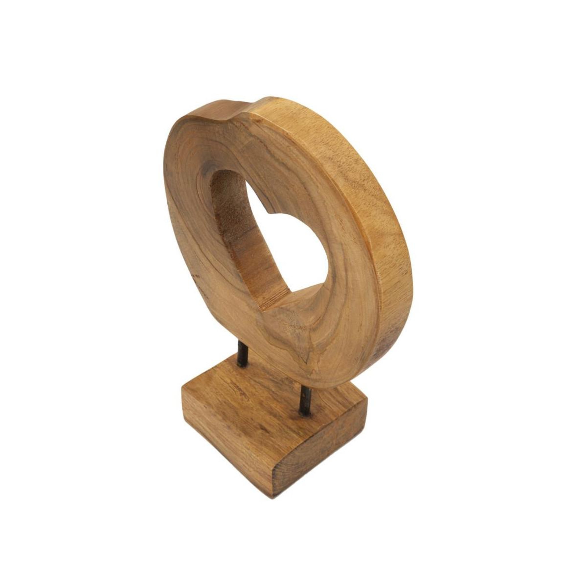 Voir la diapositive 3 : Paris Prix Objet déco cœur en teck  hasi  28cm naturel