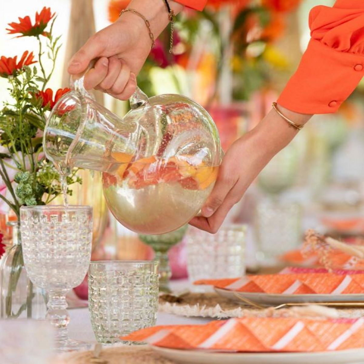 Paris Prix Carafe Design en Verre  Boule  21cm Transparent