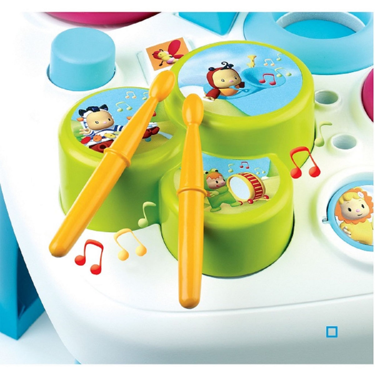 SMOBY Table d'activités bleu - Dès 12 mois
