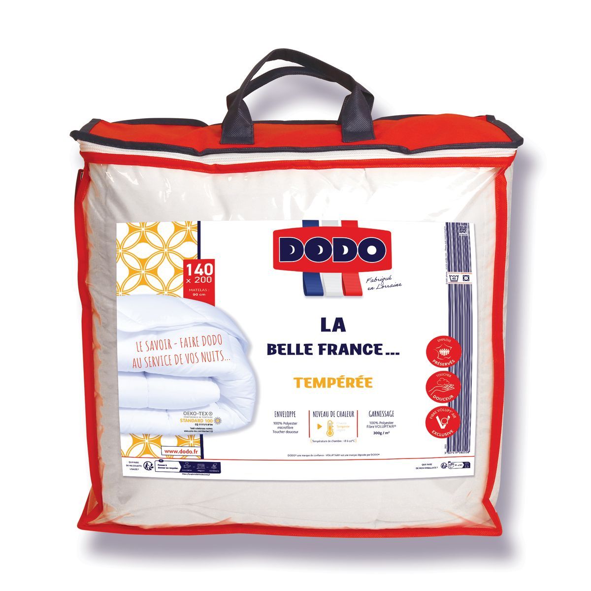 DODO Couette tempérée en microfibre 300 g/m² LA BELLE FRANCE