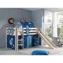 Voir la diapositive 6 : Paris Prix Pack - Lit Enfant, Tente, 3 Pochettes & Tunnel  Pino Astronaute II  Naturel