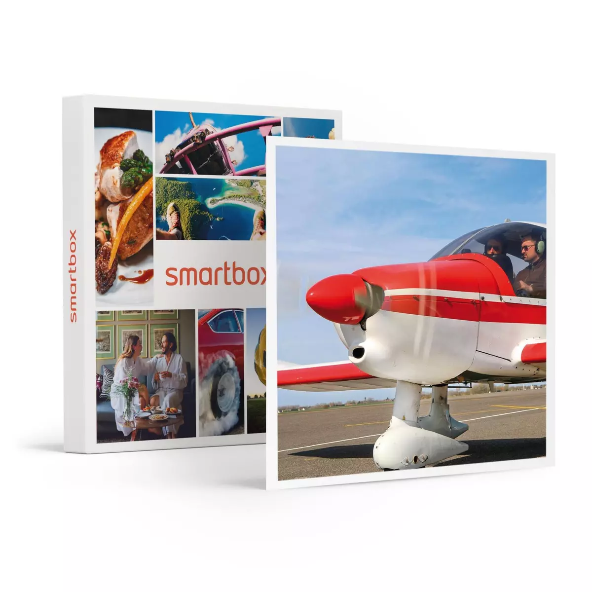Smartbox Vol en avion d'1h30 pour 2 personnes au-dessus de la Côte d'Opale - Coffret Cadeau Sport & Aventure