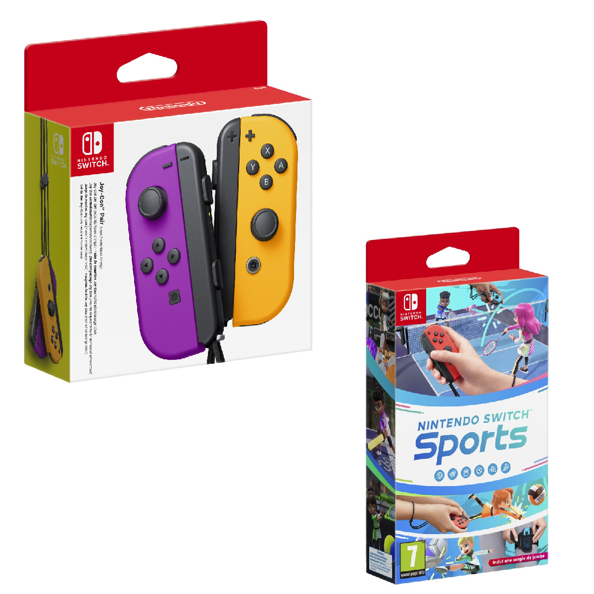 Nintendo Switch NINTENDO SWITCH JOY-CON… Nintendo Joy-Con (L)/(R) - Blue/Neon Yellow for Nintendo Switch