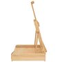 Voir la diapositive 5 : VIDAXL Chevalet de table avec tiroir 41,5x37x12 cm bois massif de pin