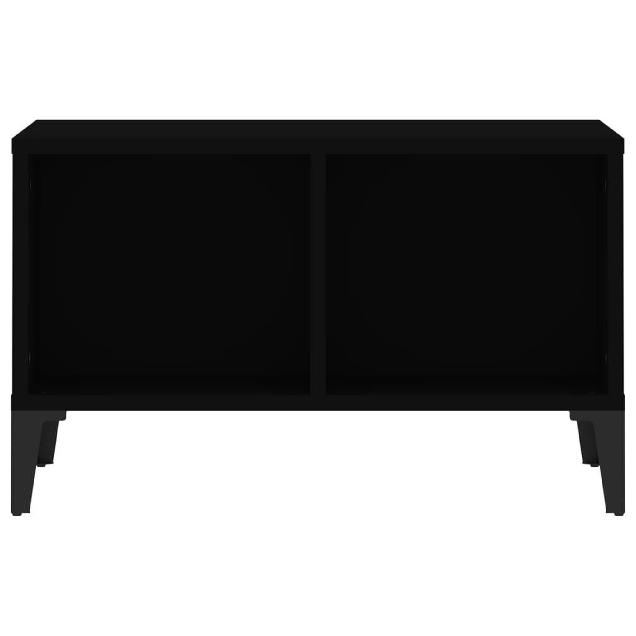 Voir la diapositive 5 : VIDAXL Table basse Noir 60x50x36,5 cm Bois d'ingenierie