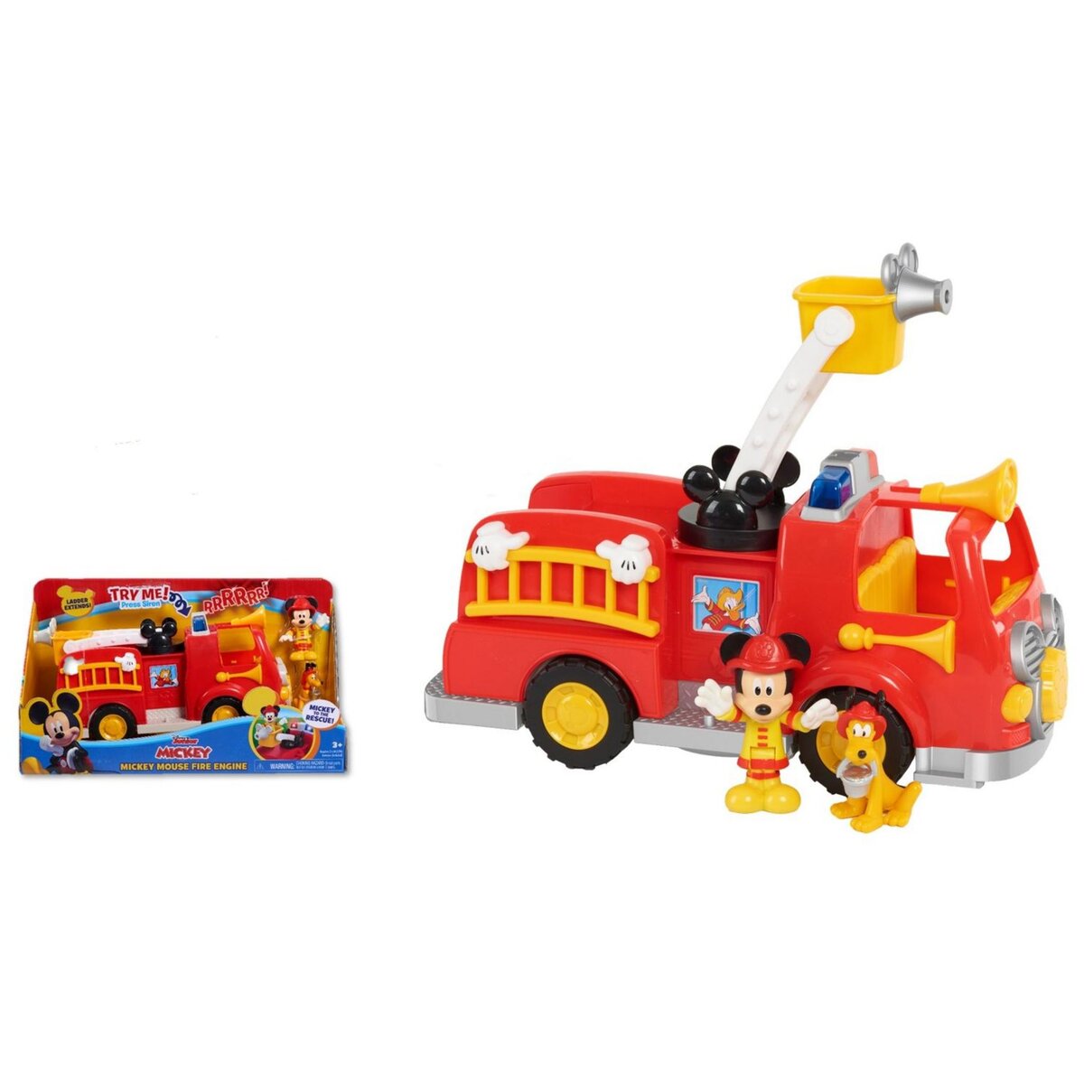 GP TOYS Mickey &ndash; Camion de Pompier avec fonctions sonores et lumineuses