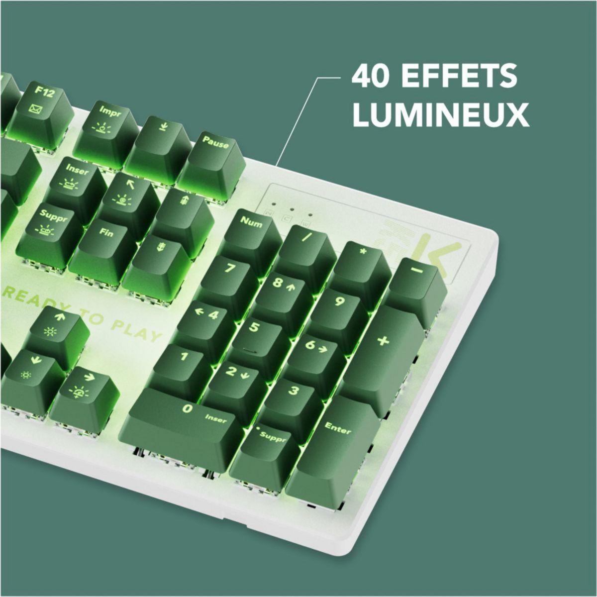 SKILLKORP Clavier gamer K5 VERT Access