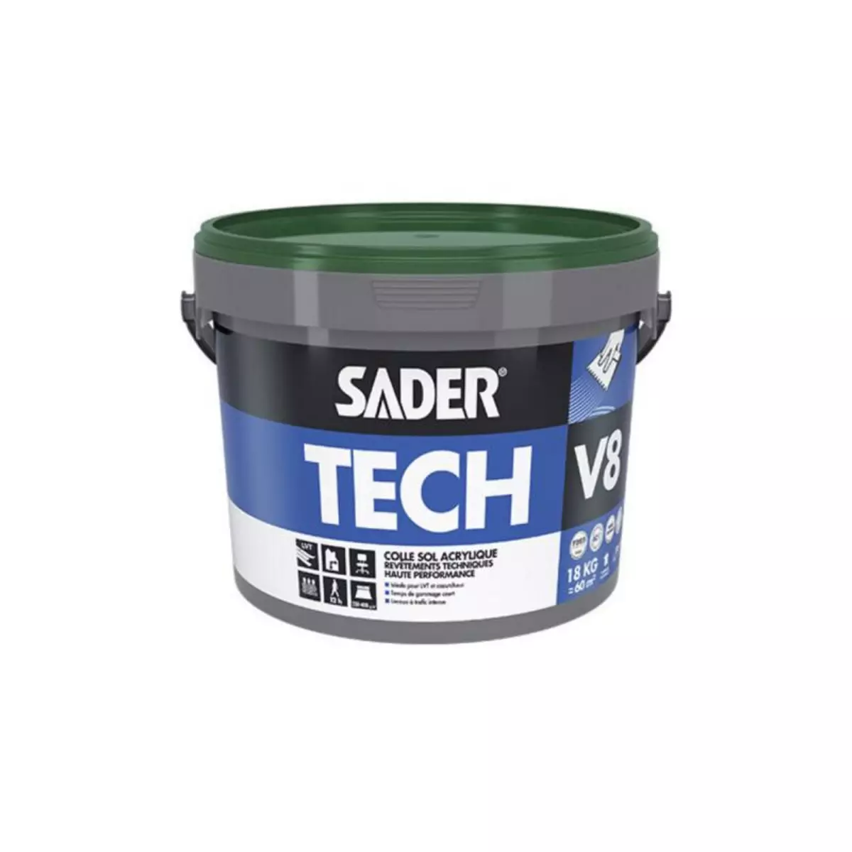 Sader Colle acrylique SADER TECH V8 - 18kg