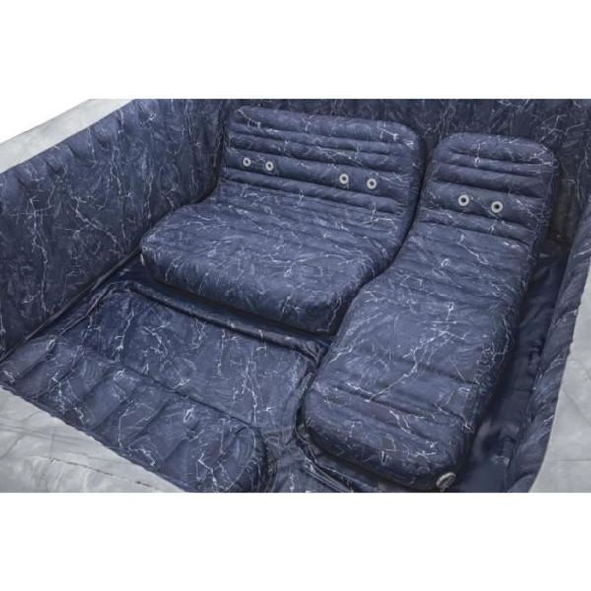BESTWAY Spa gonflable BESTWAY - Lay-Z-Spa San Fransisco - Hydrojets - 230 x 230 x 71 cm - 5 a 7 places - Carré (couverture, 5 appuie-te