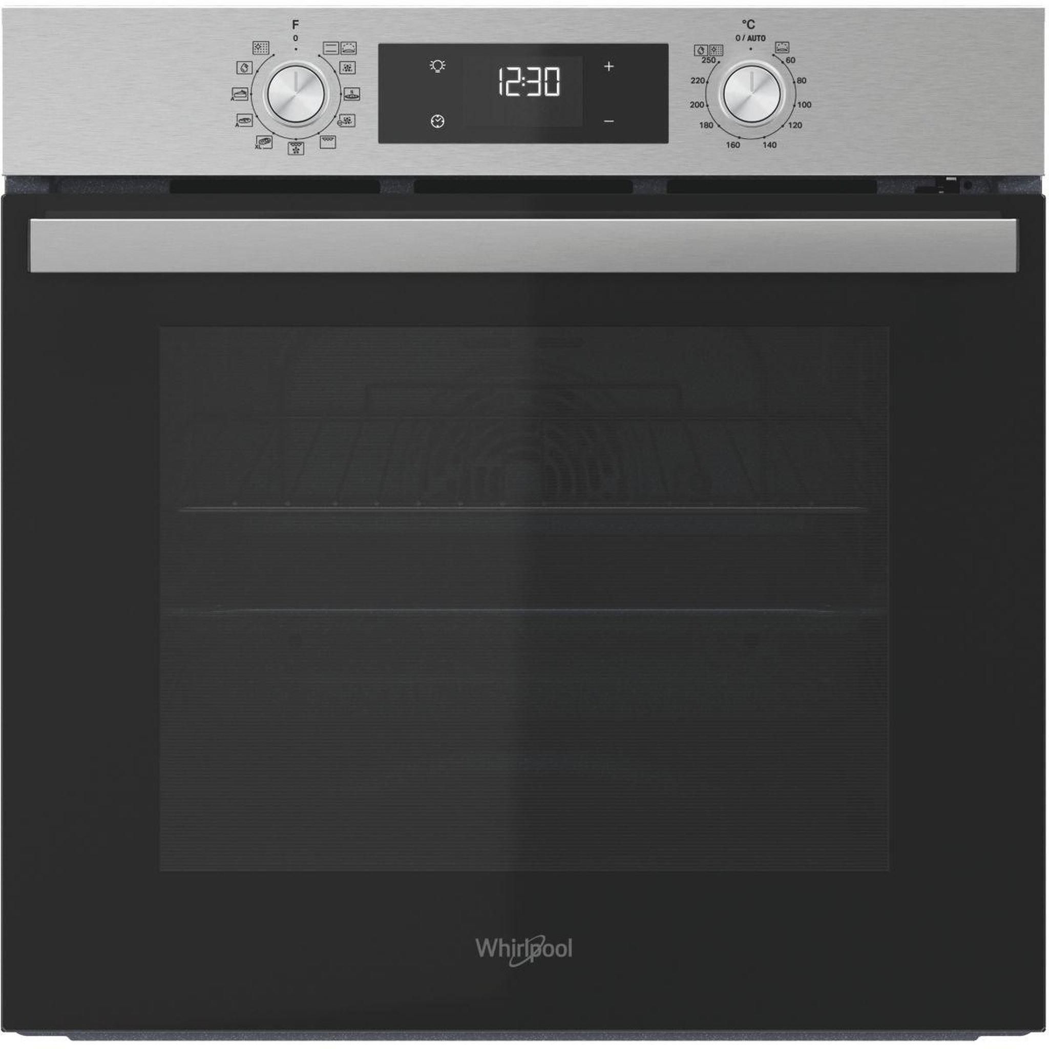 Whirlpool Four encastrable OMR58RU0ZX - Hydrolyse - Pyrolyse - Chaleur pulsée - Ajout Vapeur - Grill Amovible Twist