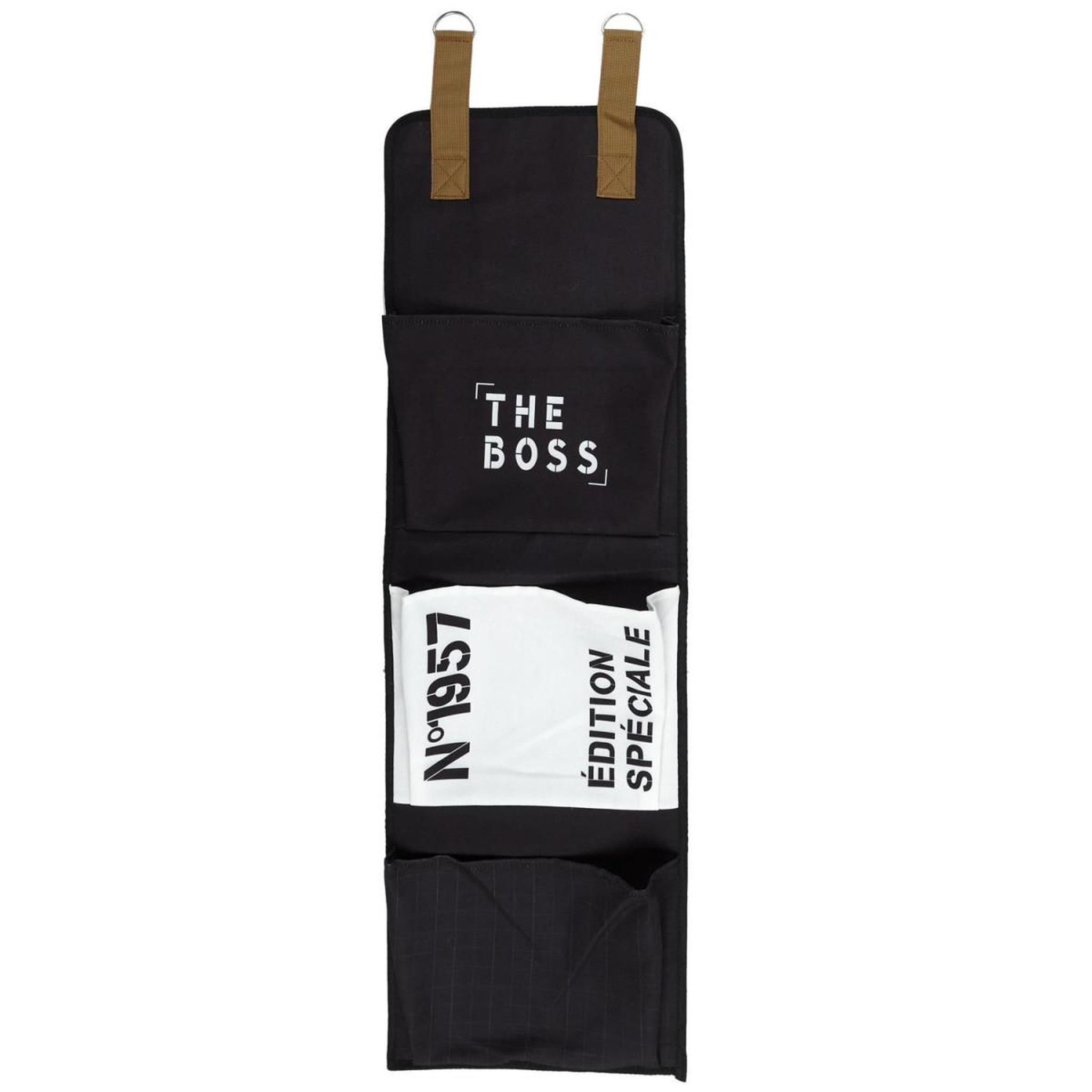 The Home Deco Factory Pochette de rangement  the boss  132cm noir