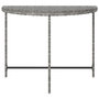 Voir la diapositive 4 : VIDAXL Table de jardin Gris 100x50x75 cm Resine tressee