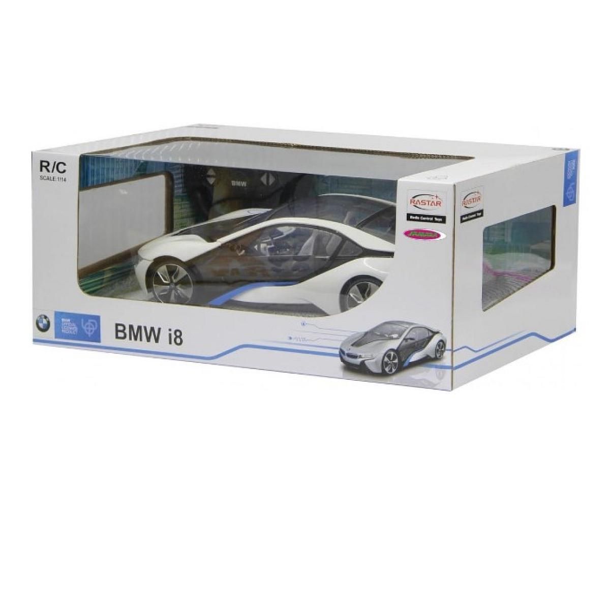 Jamara Voiture télécommandée BMW I8 1:14 blanc 2,4GHz