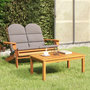 Voir la diapositive 1 : VIDAXL Ensemble de salon de jardin Adirondack 2 pcs bois acacia solide