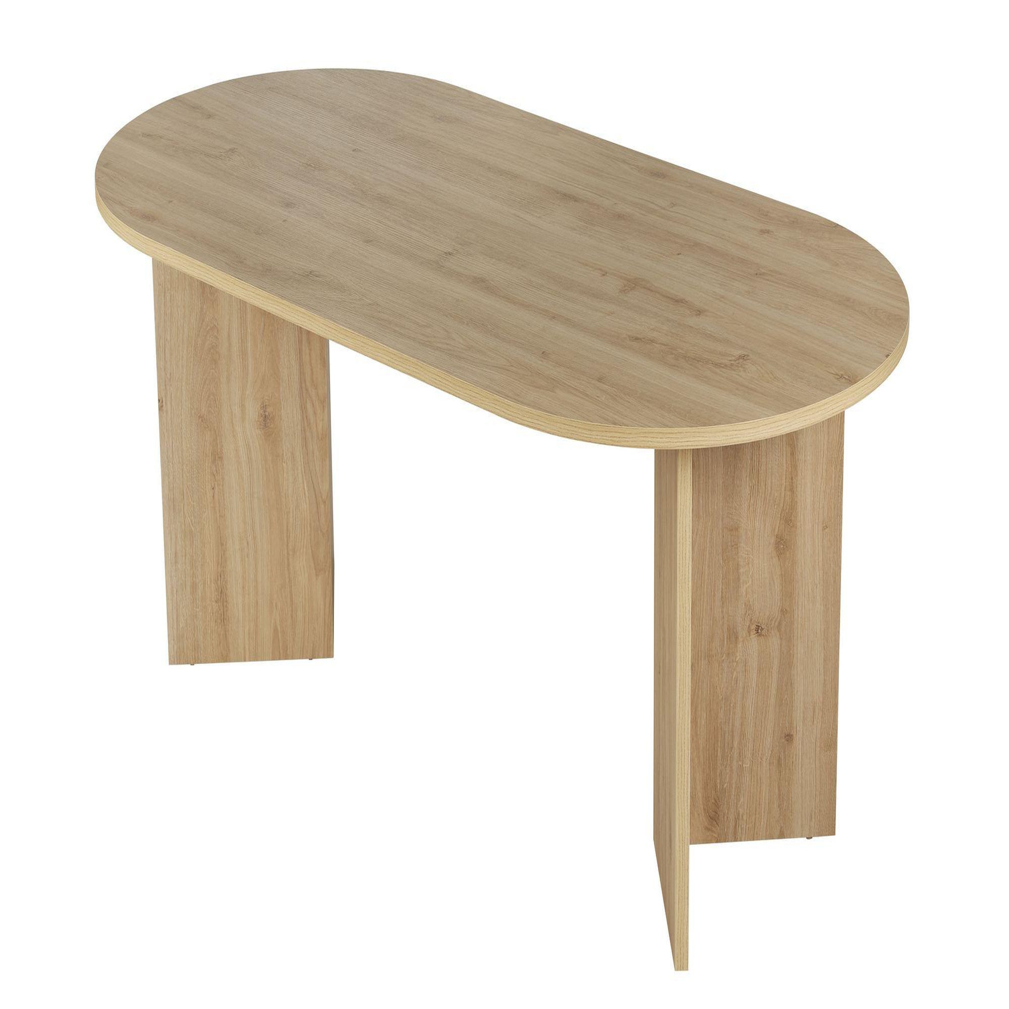 Habitat et Jardin Table à manger en bois  Sablin  180 x 90 x 75 cm - Chêne de Cadix