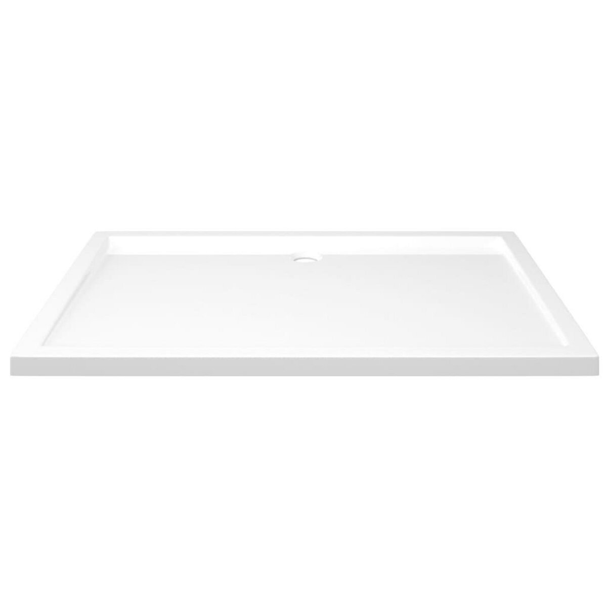 VIDAXL Receveur de douche rectangulaire ABS Blanc 80x120 cm
