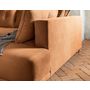 Voir la diapositive 6 : BEST MOBILIER Lena - canapé d'angle droit 5 places - convertible avec coffre - en velours côtelé