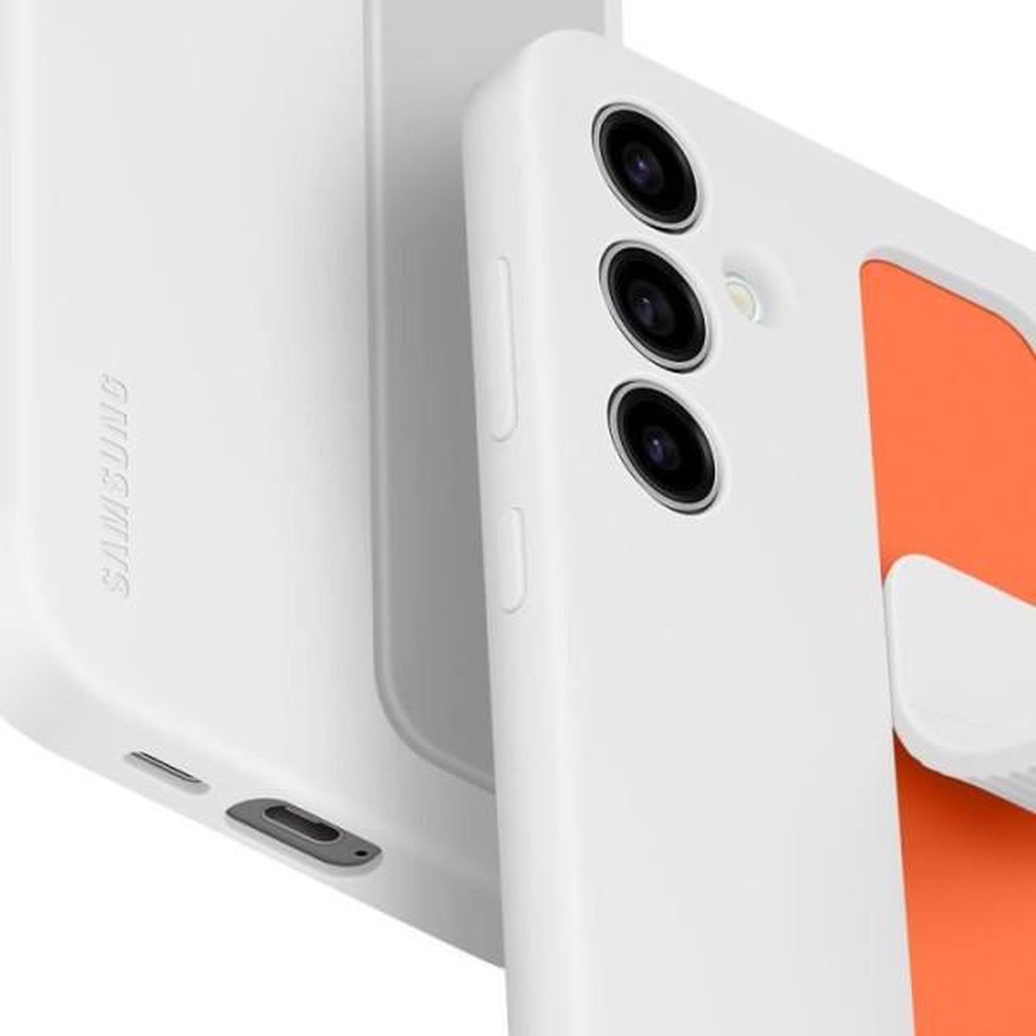 Voir la diapositive 4 : Samsung Coque avec laniere et support Galaxy S25+ Blanc