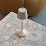 Voir la diapositive 5 : Lumisky Lampe de table sans fil EMILY Blanc Aluminium H20CM